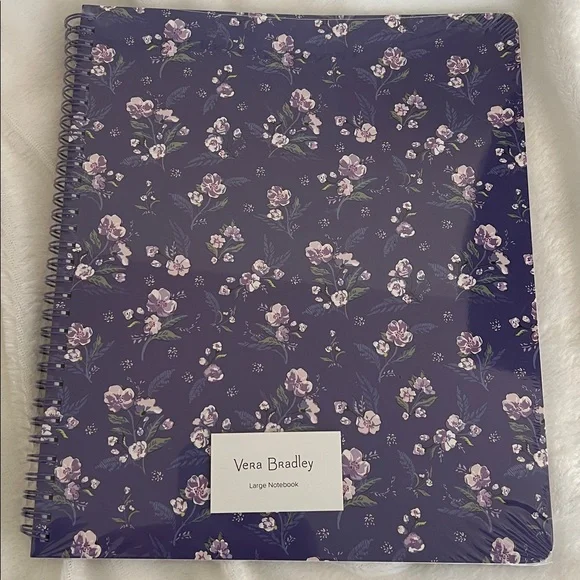 Vera Bradley Wild Roses Purple Notebook Set - Picture 4 of 5